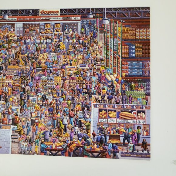 Puzzle 500pc 19x26 Dowdle Costco Wholesale Shopping Store Jigsaw Pre-owned - Picture 11 of 16